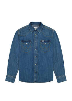 MESKA KOSZULA WRANGLER WESTERN SHIRT OLIVE BREEZE 112371572