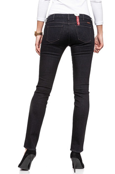 WRANGLER MOLLY STRAIGHT BLACK W26F-LI-55G