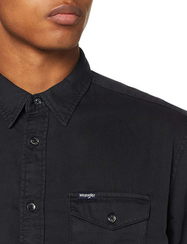MĘSKA KOSZULA WRANGLER LS 2PKT FLAP SHIRT DARK NAVY W5A5MZXAE 112130068