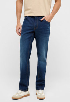 Męskie Spodnie jeansowe Mustang Style Washington Straight Denim Blue 1017439 5000 802