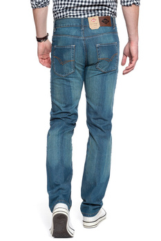 LEE COOPER SPODNIE MĘSKIE GREEN WASH LCJF001