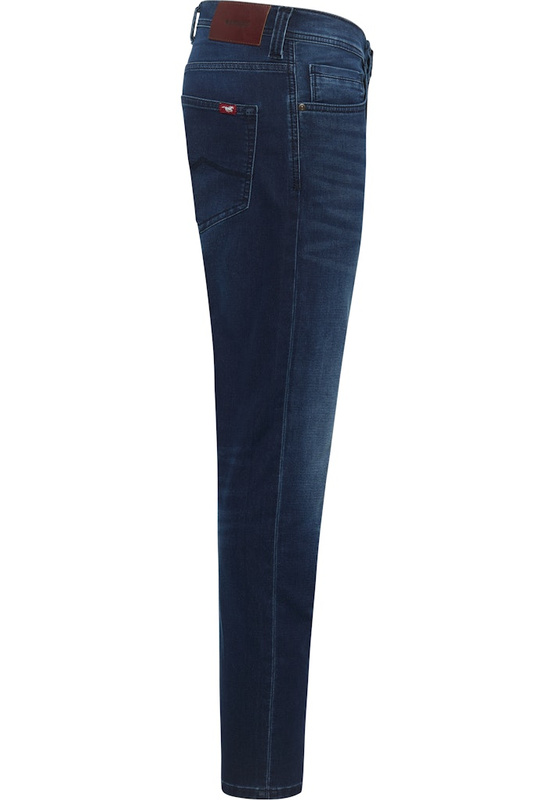 Męskie Spodnie Jeansowe Mustang Style Oregon Slim K Denim Blue 1015872 5000 983