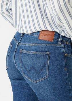 WRANGLER BOOTCUT DAMSKIE SPODNIE JEANSOWE Air Blue W28BJX386 112141274