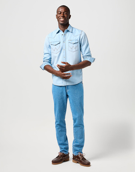 MESKIE SPODNIE WRANGLER RIVER JUNGLE COOL 112364494
