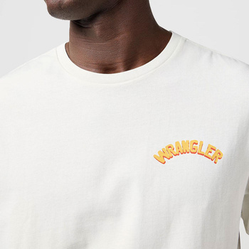 MESKA KOSZULKA WRANGLER GRAPHIC TEE VINTAGE WHITE 112362797