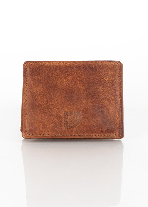MUSTANG Denimo High Wallet Side Opening MĘSKI SKÓRZANY PORTFEL POJEMNY NA KARTY PREMIUM 