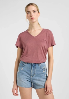 DAMSKA KOSZULKA LEE V NECK TEE HENNA 112363617