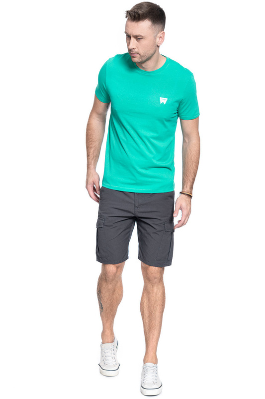 MĘSKIE SZORTY MATERIAŁOWE LEE FATIGUE SHORT STEEL GREY L73BCJ90 112120340