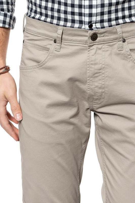 LEE DAREN ZIP FLY MĘSKIE SPODNIE MATERIAŁOWE ANITA BEIGE L707LA83 112118254