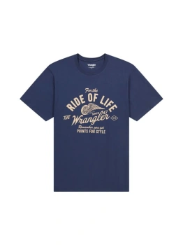 MESKA KOSZULKA WRANGLER AMERICANA TEE NAVY 112362792