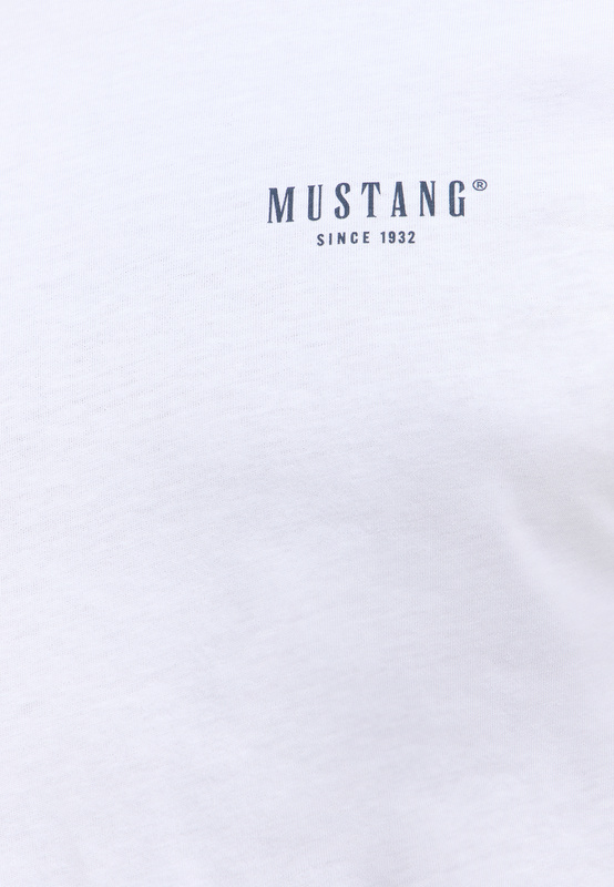 Męski T-Shirt Mustang Style Austin Bright White 1016857 2007