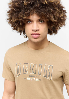 Męski T-Shirt Mustang Style Austin Petrified Oak 1015647 3378