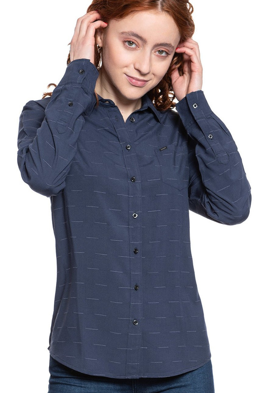 KOSZULA DAMSKA LEE ONE POCKET SHIRT MIDNIGHT NAVY L46BPOMA 112110803
