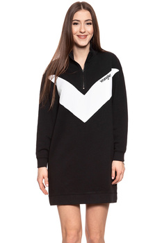 DAMSKA SUKIENKA WRANGLER SWEAT DRESS BLACK W9N3HQ100 112132439