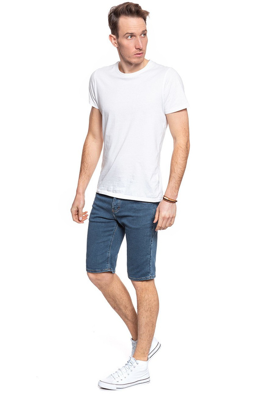 SPODENKI MĘSKIE MUSTANG Chicago Short DENIM BLUE 1006166 5000 680