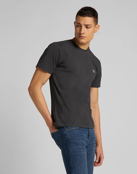 MĘSKI T-SHIRT LEE SS SMALL LOGO TEE WASHED BLACK L60UFQON 112113584