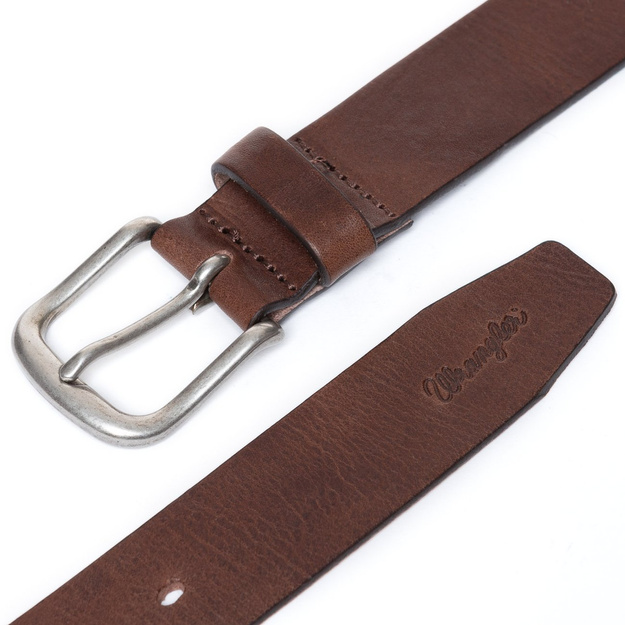 PASEK WRANGLER AUTHENTIC BELT BROWN W0B62U185 112125557