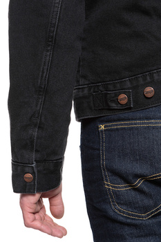 KURTKA JEANSOWA WRANGLER 124MJ SHERPA BLACK WASHED W4MSB5236 112129149