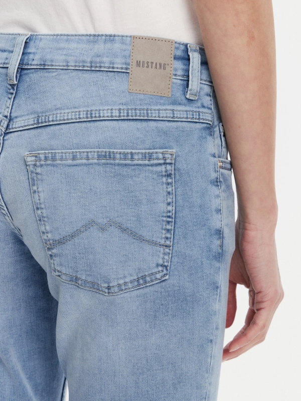 Damskie Spodnie Jeansowe Mustang Style Rebecca Slim Denim Blue 1016620 5000 302