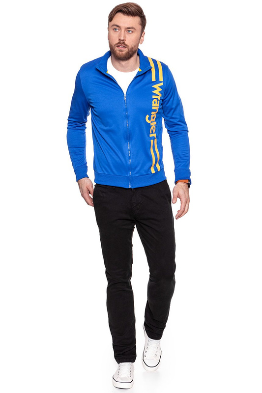 BLUZA WRANGLER MĘSKA B&Y ZIP SWEAT NAUTICAL BLUE W6558DZV2 112130569