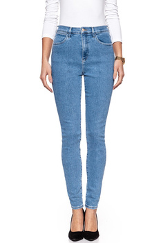 WRANGLER SUPER HIGH SKINNY STONEWASH W27WCZ96V