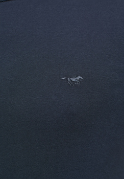 MUSTANG Style Anton B Basic MĘSKA KOSZULKA Z DŁUGIM RĘKAWEM Outer Space 1013533 5330