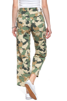 SPODNIE DAMSKIE LEE WIDE LEG CAMOUFLAGE L31GCW03 112107101