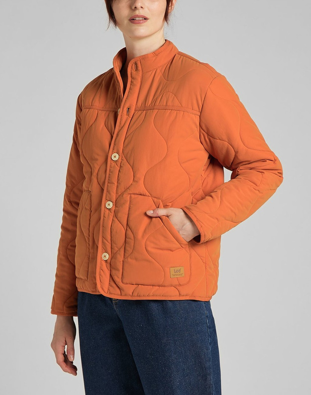LEE PADDED JACKET DAMSKA KURTKA PRZEJŚCIOWA DESERT ORANGE L56CXVOB