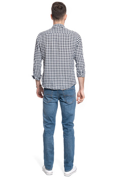 LEE DAREN ZIP FLY MĘSKIE SPODNIE JEANSOWE BROKEN BLUE L707DXSX 112118100