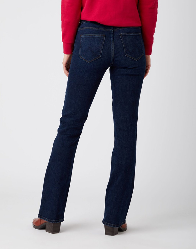 WRANGLER BOOTCUT DAMSKIE SPODNIE JEANSOWE TAINTED BLUE W28BLR36Z 112141276