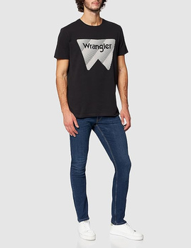 WRANGLER SS TEE MĘSKI T-SHIRT KOSZULKA BLACK W7MAD3100 112131904