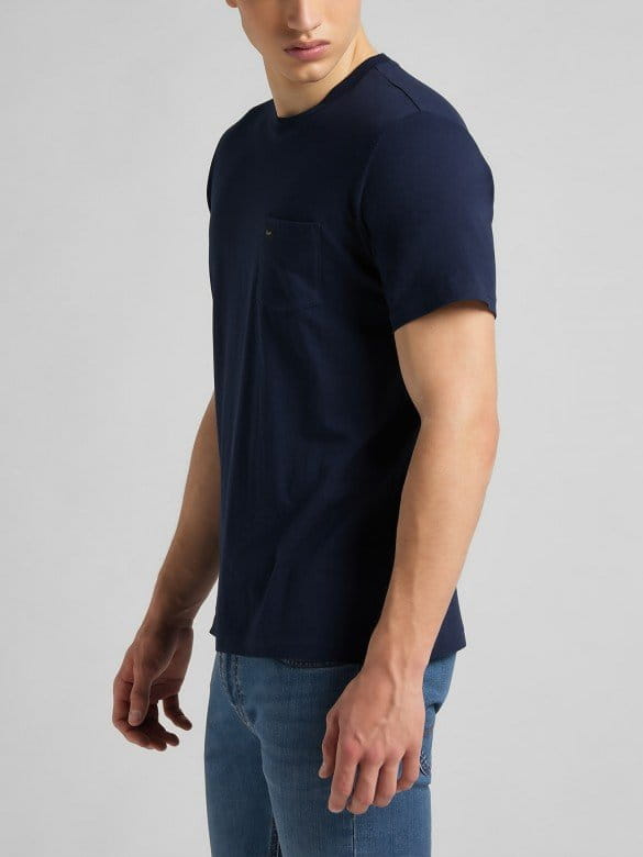 LEE POCKET TEE MĘSKI T-SHIRT NAVY L63JFQ35 112145334