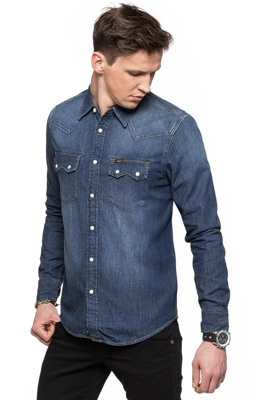LEE RIDER SHIRT BLUE HORIZON REGULAR L851YTYPS