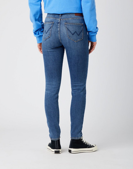 WRANGLER HIGH RISE SKINNY DAMSKIE SPODNIE JEANSOWE 112141272