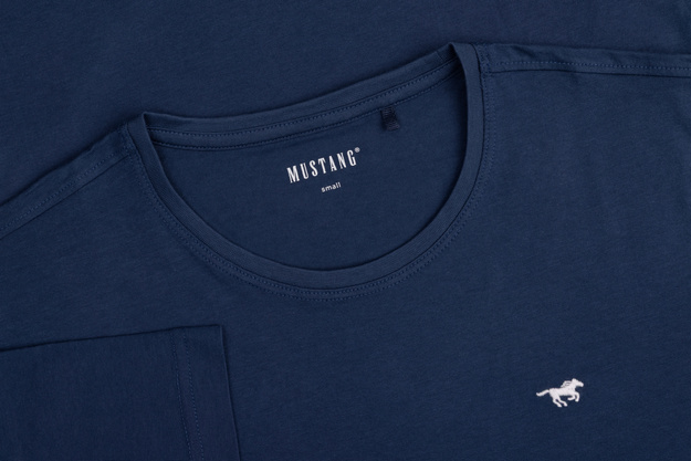 Męski T-Shirt Mustang Style Alex Dark Denim 1017337 5242