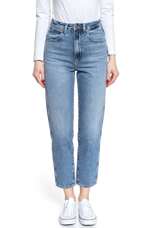 WRANGLER MOM JEANS ASH CLOUD W246RI97I 112127944