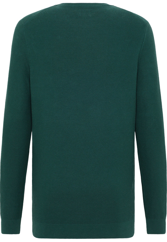 MUSTANG EMIL C CREW MĘSKI SWETER ELEGANCKA JUNE BUG 1014435 6485