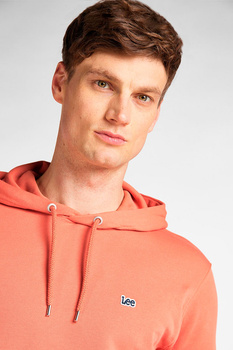 LEE PLAIN HOODIE MĘSKA BLUZA LOGO PAPRIKA L80YSPNI 112121598