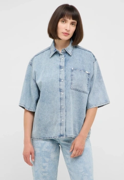 Damska Koszula Mustang Style Ella Shirt Denim Blue 1016568 5000 101