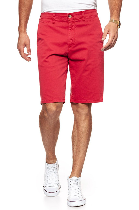 KRÓTKIE SPODENKI WRANGLER CHINO SHORT SCARLET RED W14AMM14A 112126566