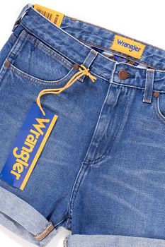 DAMSKIE SPODENKI WRANGLER RETRO BOY SHORT B&Y CHEEKY GIRL W244GX14Z 112127931