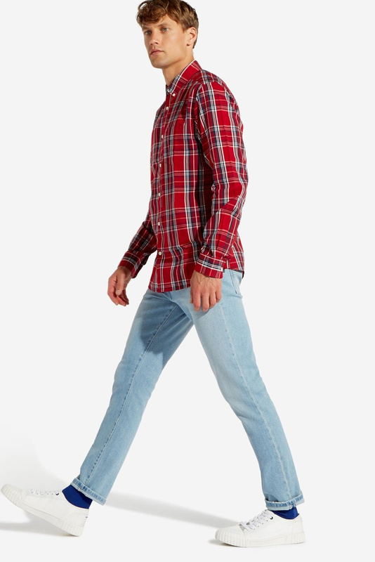 MĘSKA KOSZULA WRANGLER LS 1PKT BUTTON DOWN SCARLET RED W5883TPUU 112129657