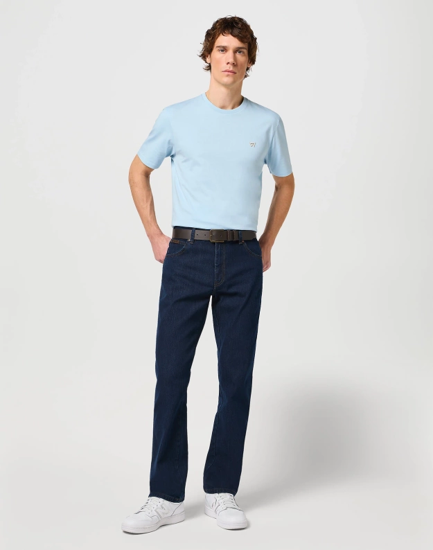 MESKI PASEK WRANGLER SLIM BELT BROWN 112344043