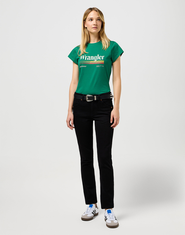 WRANGLER DAMSKI PASEK WRANGLER WESTERN BELT BLACK 112358073