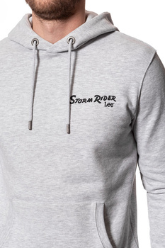 BLUZA MĘSKA LEE STORM RIDER HOODY SHARP GREY MELE L81FUB03 112121732