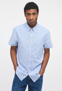 MĘSKA KOSZULA MUSTANG Collin Fil a Fil Shirt Faded Denim 1013965 5124