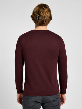 LEE MĘSKA KOSZULKA LONGSLEEVE LEE LS MED WOBLLY VELVET BEET 112355593