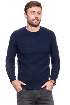 MĘSKI SWETER WRANGLER STRUCTURAL KNIT NAVY W8627P135 112132331