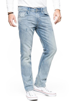 TOM TAILOR SPODNIE MĘSKIE AEDAN SLIM BLUE SUMMER DENIM 6203105.45.12 COL. 1092