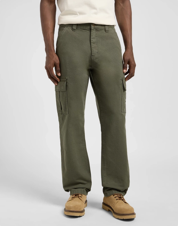 MESKIE SPODNIE LEE CARGO PANT OAK MOSS 112370611